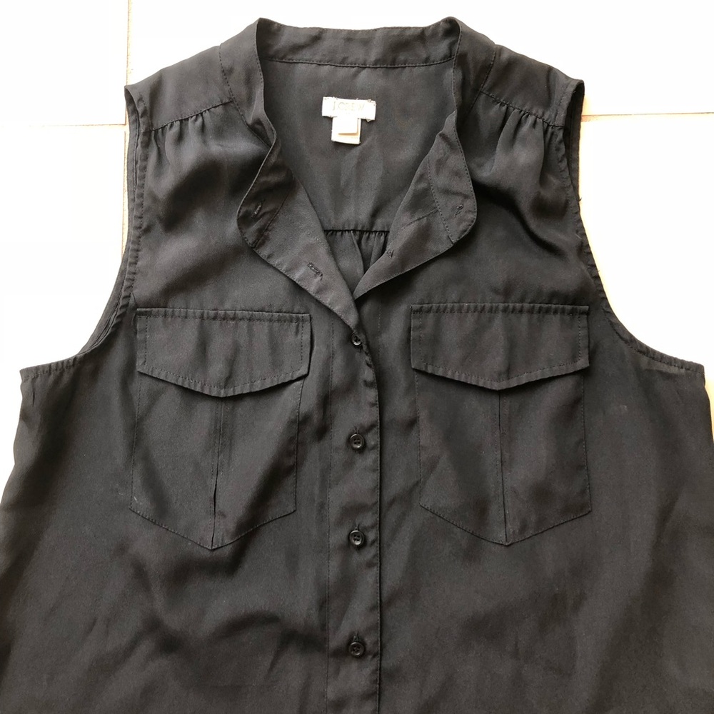 J.Crew Button Down Tank - Picture 2 of 4